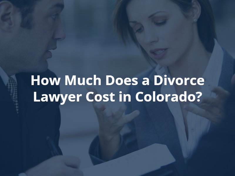 how much is a colorado divorce?